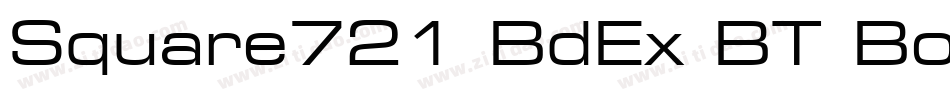 Square721 BdEx BT Bold字体转换